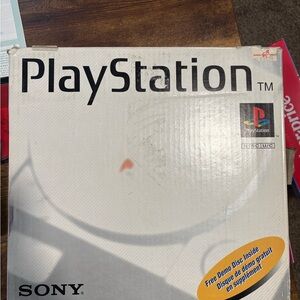 Sony PlayStation Console - Classic Grey and games bundle